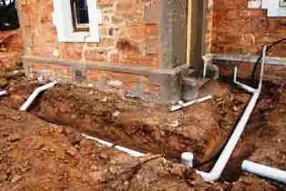 outside drainage Pimlico